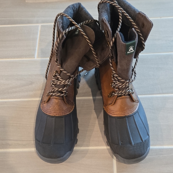 Kamik Men's Brown and Black Snow Boots - Picture 1 of 5